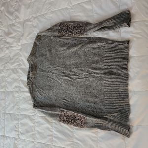 Zara Knit Sweater Beaded Elbow Pads